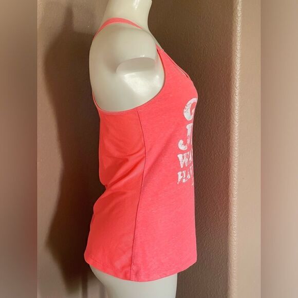 Lorna Jane girls just want to have fun racerback tank mesh back size M - Picture 2 of 5
